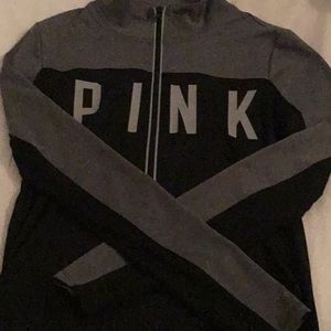 pink ultimate half zip